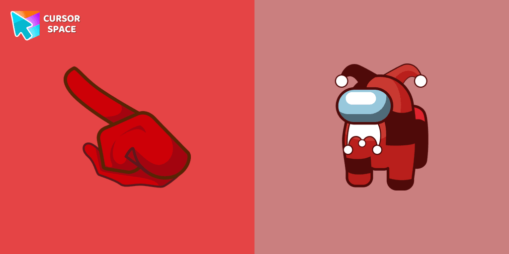 Among Us Jester Character cursor cursor pack